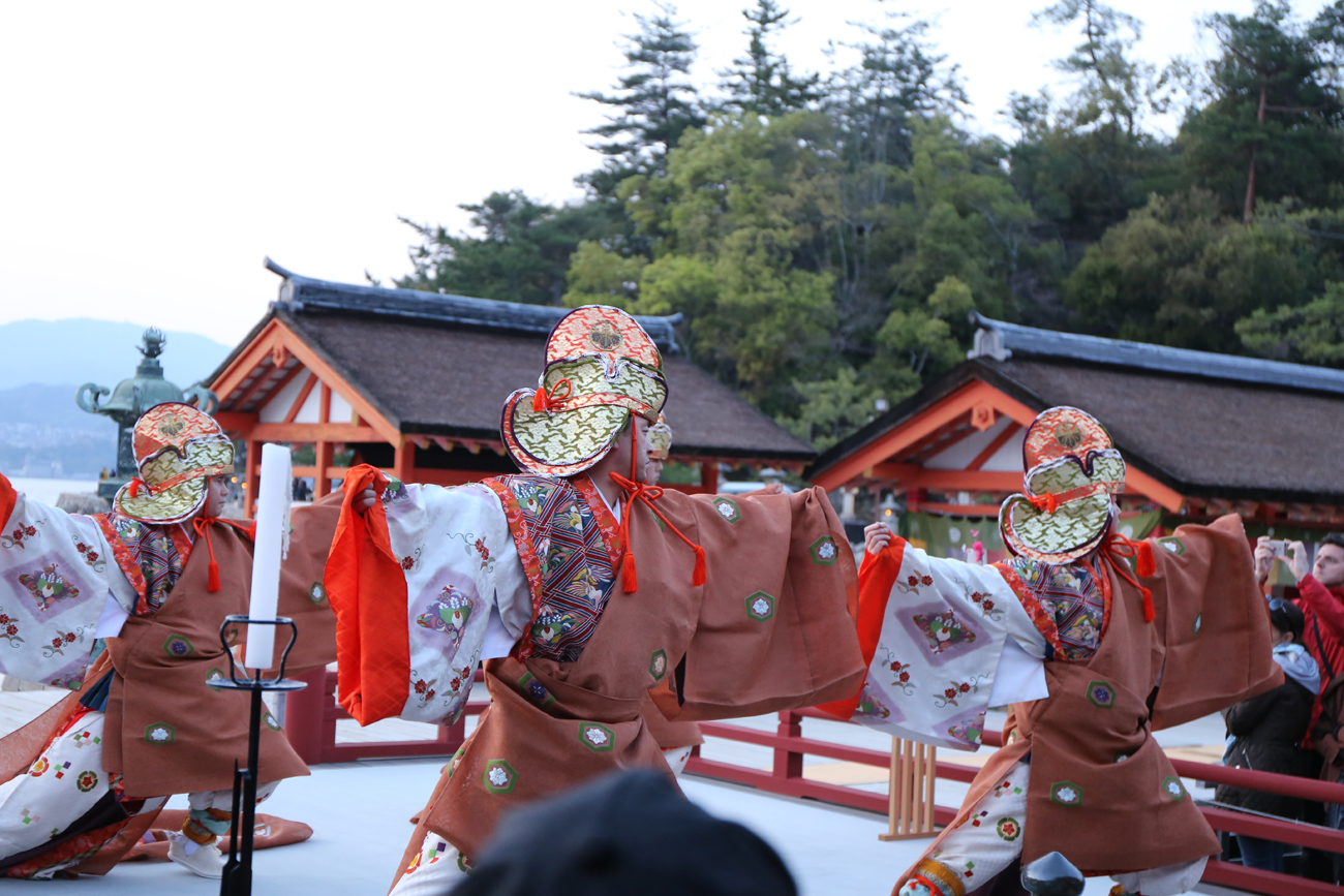 宮島厳島神社の桜花祭7