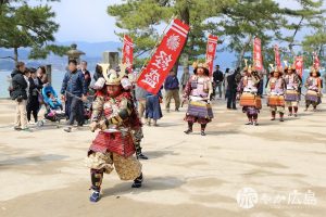 2017年は元広島カープの小早川さんが清盛役に 「宮島清盛まつり」