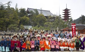 今年の清盛役は森崎浩司さん 宮島で春の恒例行事「清盛まつり」