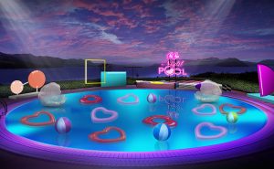 グランドプリンスホテル広島でCanCamナイトプールが2年連続開催