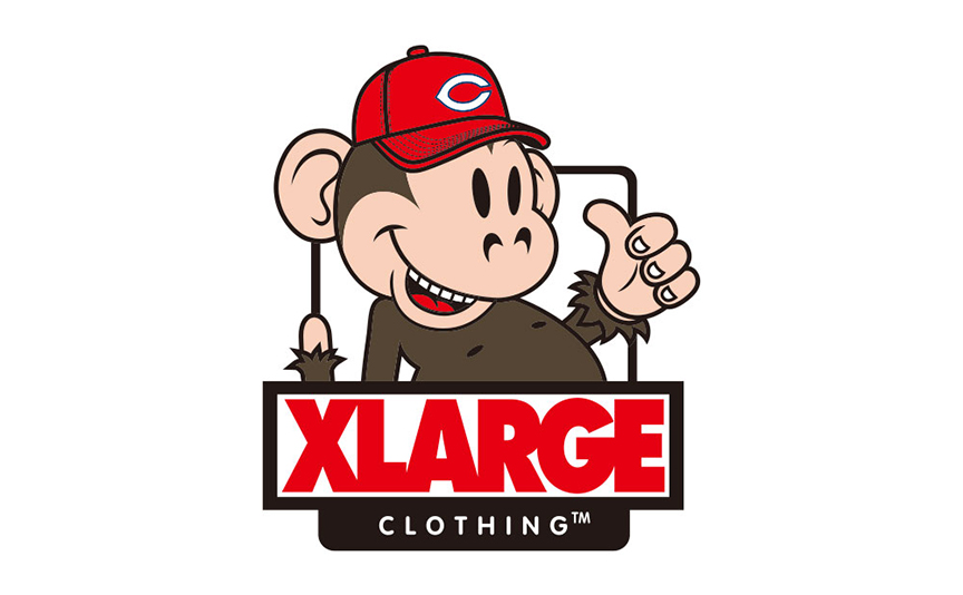 Xlarge エクストララージ と広島カープのコラボtシャツが広島店限定登場 広島観光情報総合サイト 旅やか広島