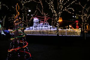 呉市で開催中の「イルミネーションロードくれ」今年はコロナの影響で規模縮小