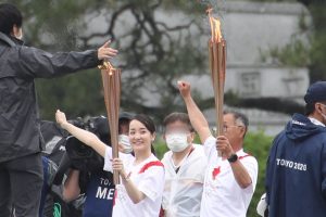 緊急事態宣言の広島 聖火リレーは中止も平和記念公園にてトーチキスが行われる