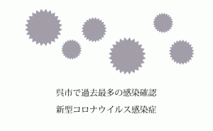 広島県呉市で過去最多となる新たに23人の新型コロナ感染者を確認