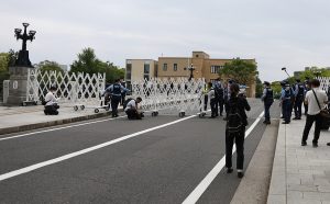 原爆ドームがある平和記念公園が全域封鎖されました [G7広島サミット]