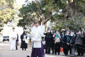 宮島・大元神社の新春恒例行事「百手祭」が今年も開催されます