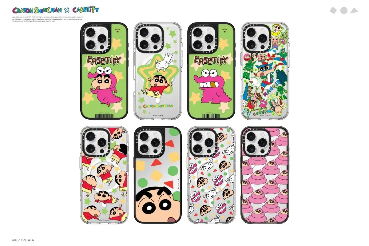 クレヨンしんちゃん×CASETiFYの限定アイテムが広島PARCO店などで