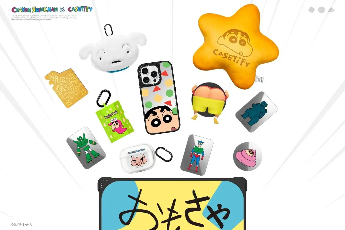 クレヨンしんちゃん×CASETiFYの限定アイテムが広島PARCO店などで