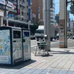 被爆80年の夏、広島中心部にスマートゴミ箱「SmaGO」導入、アートで彩り清潔で平和な街づくりへ