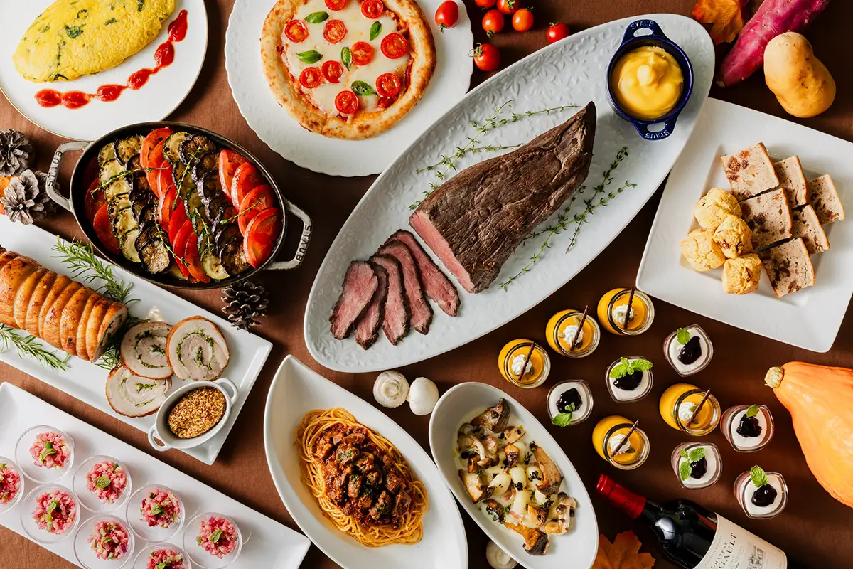 【ホテルグランヴィア広島】三世代で楽しむ秋の味覚「旅するブッフェ ヨーロッパ美食めぐり」