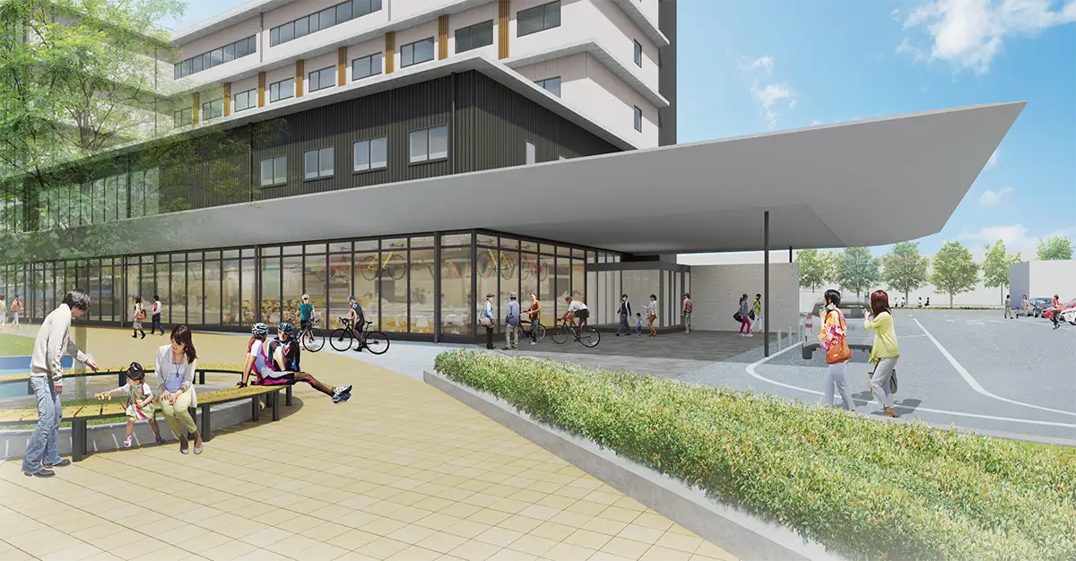 競輪とアーバンスポーツの複合施設に新設ホテル「せとうちサイクルステイズ広島宇品」2026年春開業