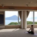 グランドプリンスホテル広島のランチ付きヨガイベント「心身整うご褒美月ヨガ」