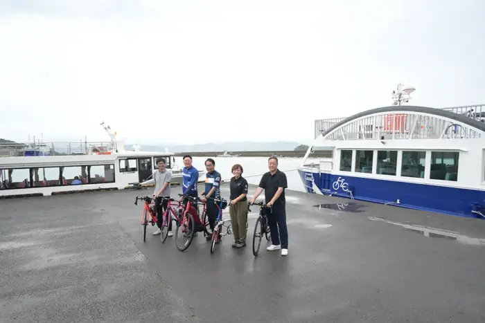 瀬戸内海を渡るサイクルシップ　尾道～今治航路が26年ぶりに復活