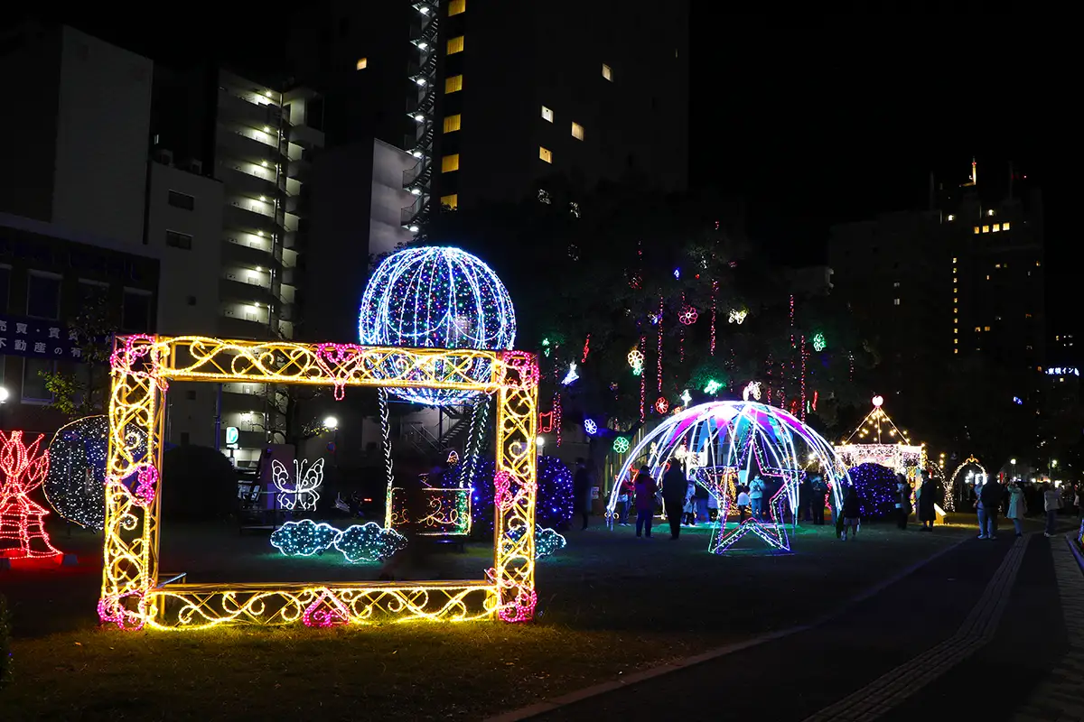平和大通りが光の絵本に変身！「ひろしまドリミネーション2025」は体験型演出がさらに進化