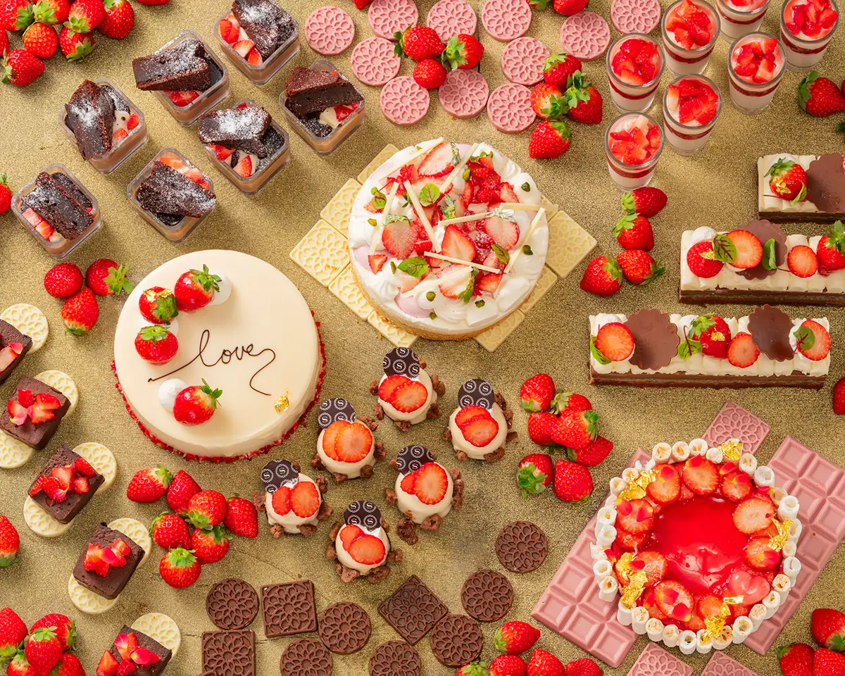 冬のご褒美！苺とチョコレートのスイーツビュッフェをシェラトングランドホテル広島で