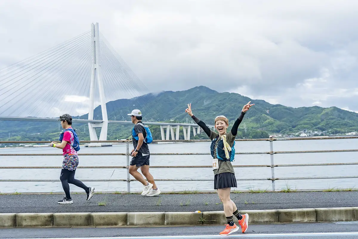 海を越えて橋も、船も、島も走る。しまなみ海道発・新感覚ランニングイベント