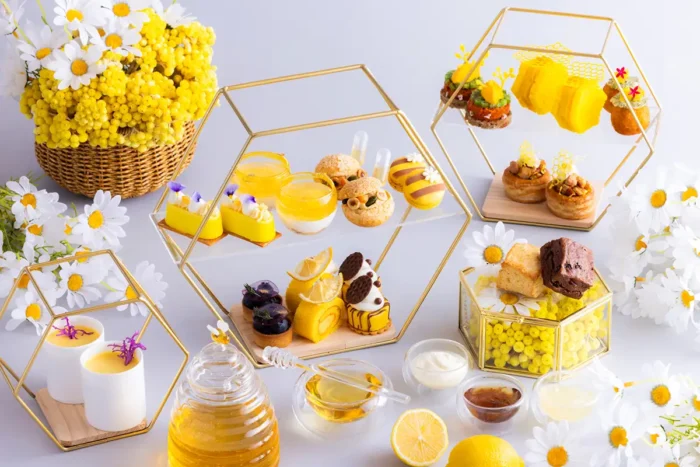 はちみつ×レモンが主役　ヒルトン広島のアフタヌーンティーでハニーレモンスイーツ9種