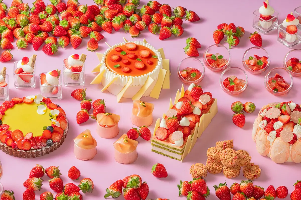 広島駅すぐ！春限定「ストロベリープラス」ビュッフェで旬イチゴ30種以上