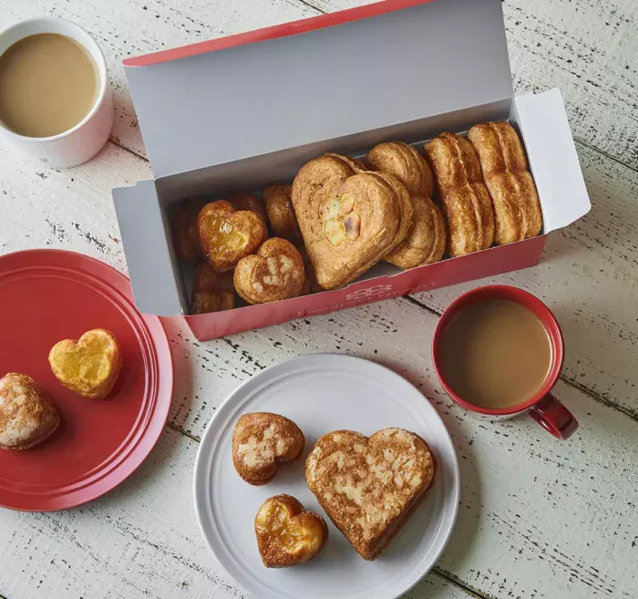 広島駅前で焼きたてを。アンデルセンのデニッシュハート常設コーナーついに誕生！