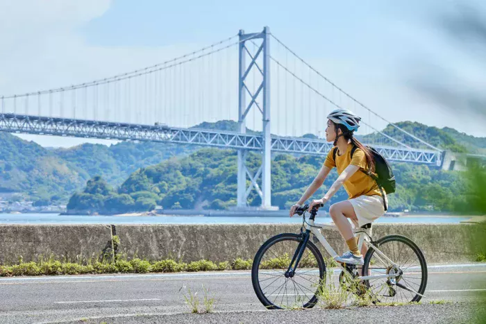 しまなみ海道サイクリングの絶景ルートが無料継続、2028年まで